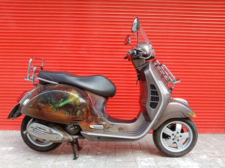 2014 Vespa GTS 300, коричневый, 495000 рублей, вид 4