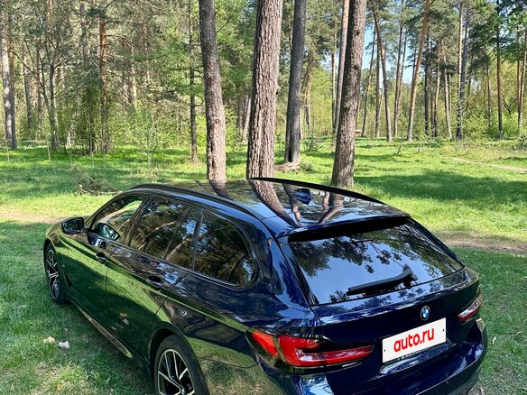 2021 BMW 5 серии 540d xDrive VII (G30/G31/G38) Рестайлинг, синий - вид 8