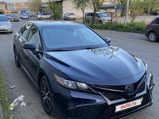 2022 Toyota Camry US Market VIII (XV70) Рестайлинг, синий, 2600000 рублей, вид 2