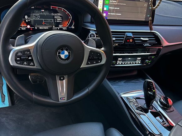 2021 BMW 5 серии 530d xDrive VII (G30/G31/G38) Рестайлинг, чёрный, 7200000 рублей - вид 5