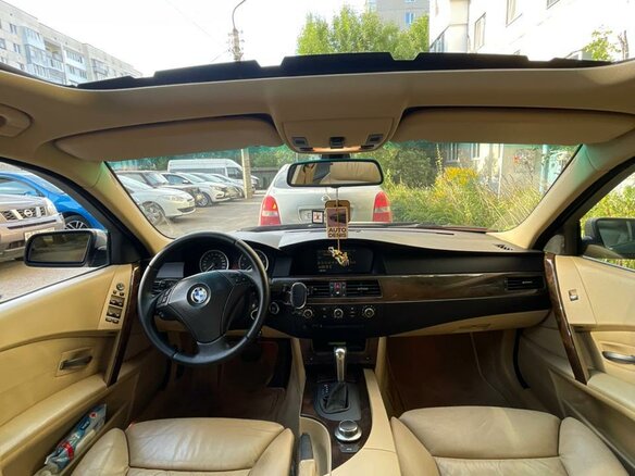 2006 BMW 5 серии 525i V (E60/E61), зелёный, 890000 рублей - вид 9