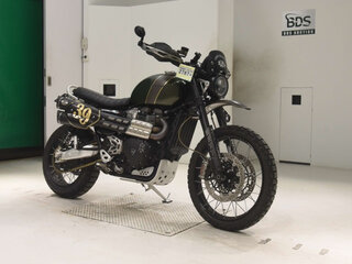 2021 Triumph Scrambler, зелёный, 1100000 рублей, вид 3