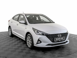 2022 Hyundai Solaris II Рестайлинг, белый, 1480000 рублей, вид 3
