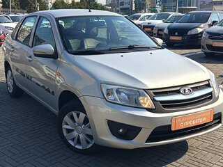 2016 Lada (ВАЗ) Granta I, серебристый, 410000 рублей, вид 2