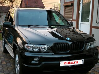 2003 BMW X5 3.0i I (E53) Рестайлинг, чёрный, 1300000 рублей, вид 4