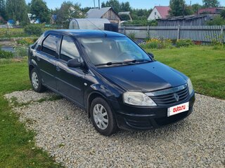 2012 Renault Logan I Рестайлинг, чёрный, 590000 рублей, вид 2