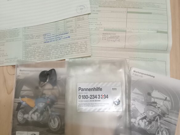 2002 BMW F 650 CS, голубой, 290000 рублей - вид 2