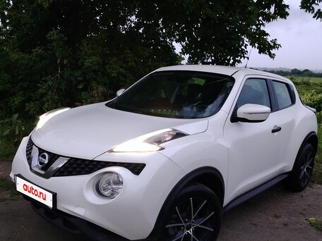 2015 Nissan Juke I Рестайлинг, белый, 1270000 рублей, вид 1