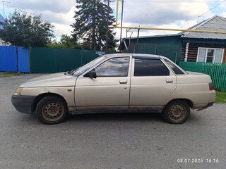 2001 Lada (ВАЗ) 2110, серебристый, 70000 рублей, вид 2