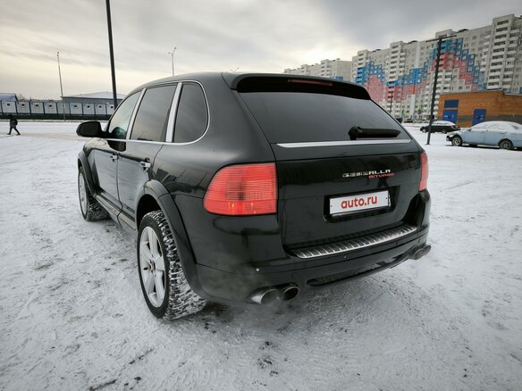 2003 Porsche Cayenne Turbo I (955), чёрный, 1500000 рублей - вид 10