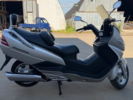2001 Suzuki Burgman (SkyWave) 400, серебристый, 199000 рублей, вид 3