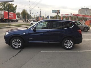2012 BMW X3 28i xDrive II (F25), синий, 2300000 рублей, вид 4