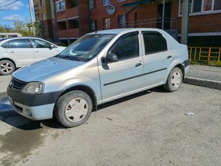 2009 Renault Logan I, серый, 350000 рублей, вид 1