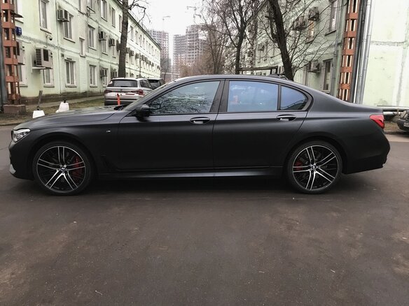 2016 BMW 7 серии 740d xDrive VI (G11/G12), серый - вид 4