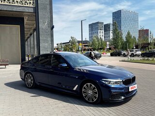 2020 BMW 5 серии 520d VII (G30/G31/G38), синий, 4200000 рублей, вид 4