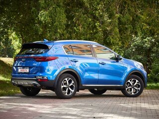2019 Kia Sportage IV Рестайлинг, синий, 2950000 рублей, вид 2