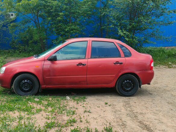 2006 Lada (ВАЗ) Kalina I, красный, 300000 рублей - вид 5