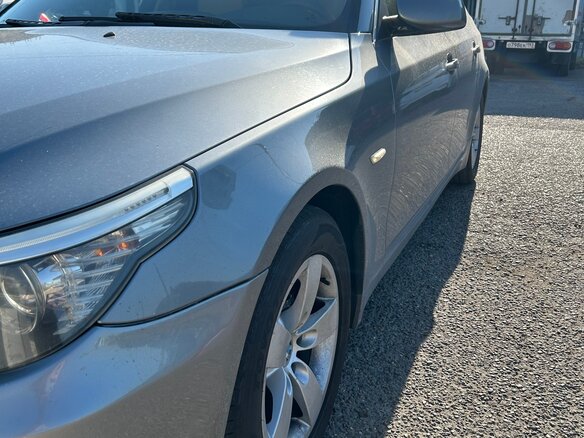 2008 BMW 5 серии 525i V (E60/E61) Рестайлинг, серый, 1300000 рублей - вид 20