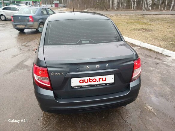 2024 Lada (ВАЗ) Granta I Рестайлинг, серый, 810000 рублей - вид 5