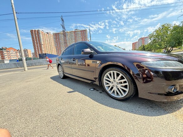 2005 Mazda 6 I (GG) Рестайлинг, фиолетовый, 720000 рублей - вид 5