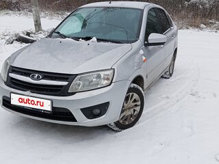2015 Lada (ВАЗ) Granta I, серебристый, 475000 рублей, вид 1