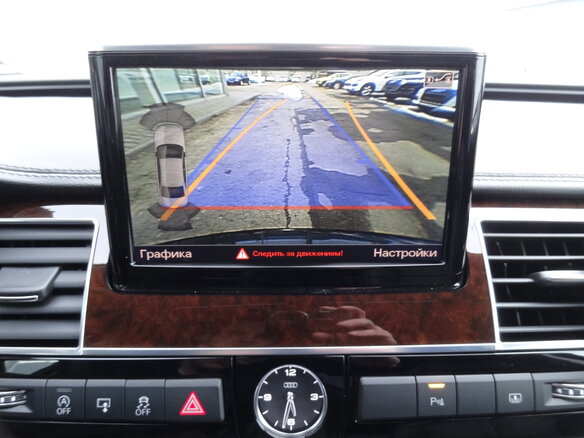 2014 Audi A8 III (D4) Рестайлинг, чёрный - вид 4
