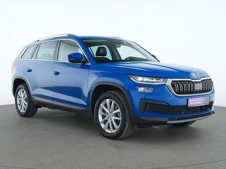 2022 Skoda Kodiaq I Рестайлинг, синий, 3550000 рублей, вид 1