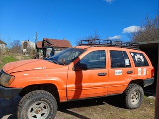 1998 Jeep Grand Cherokee II (WJ), оранжевый, 650000 рублей, вид 3