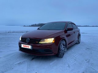 2017 Volkswagen Jetta VI Рестайлинг, красный, 1250000 рублей, вид 1
