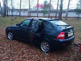 2008 Lada (ВАЗ) Priora I, чёрный, 520000 рублей, вид 2