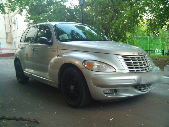 2002 Chrysler PT Cruiser, серебристый - вид 1