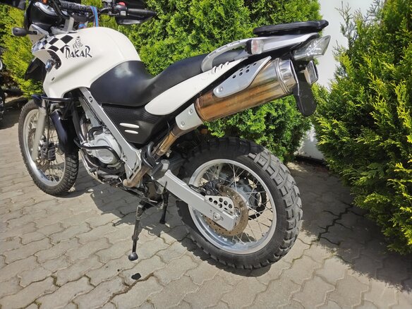 2000 BMW F 650 GS, белый - вид 2