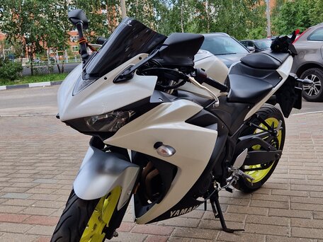 2018 Yamaha YZF-R3, белый, 510000 рублей, вид 5