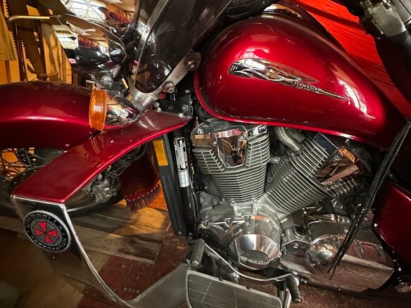 2002 Honda VTX 1800, красный, 750000 рублей - вид 8