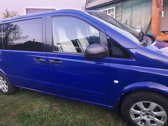 2012 Mercedes-Benz Vito 111 CDI L1 II (W639) Рестайлинг, синий - вид 17