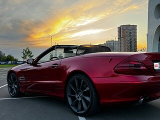 2003 Mercedes-Benz SL-Класс 350 V (R230), красный, 1600000 рублей, вид 5