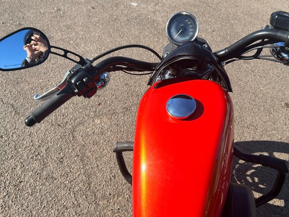 2010 Harley-Davidson Sportster 883, оранжевый, 600000 рублей - вид 13