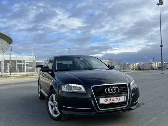 2012 Audi A3 II (8P) Рестайлинг 2, чёрный, 780000 рублей - вид 1