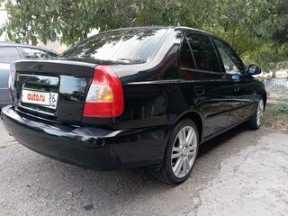 2008 Hyundai Accent ТагАЗ II, чёрный, 480000 рублей, вид 4