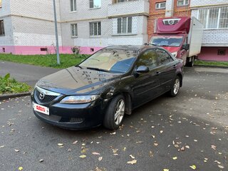 2005 Mazda 6 I (GG) Рестайлинг, чёрный, 435000 рублей, вид 2