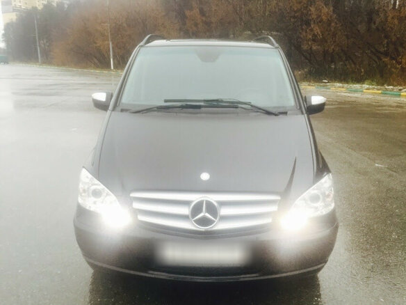 2012 Mercedes-Benz Viano L3 I (W639) Рестайлинг, чёрный - вид 4