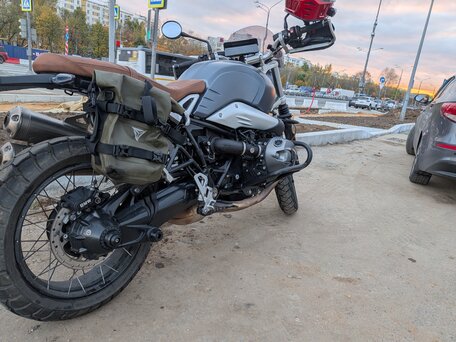 2020 BMW R Nine T Scrambler, серебристый, 930000 рублей, вид 5