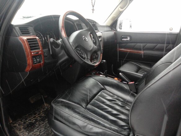 2007 Nissan Patrol V (Y61) Рестайлинг, чёрный - вид 10