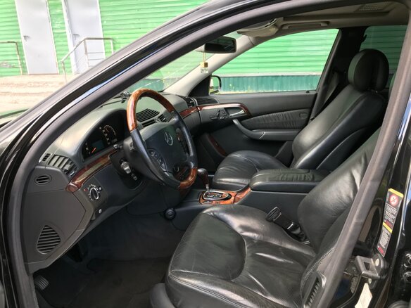 2004 Mercedes-Benz S-Класс 500 Long IV (W220) Рестайлинг, чёрный - вид 4
