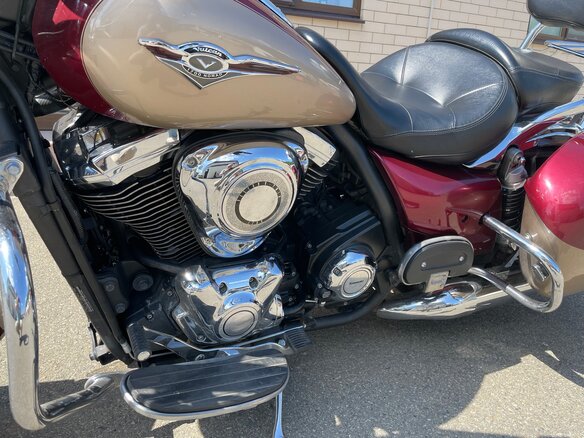 2010 Kawasaki VN1700 Vulcan, красный, 740000 рублей - вид 5