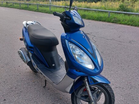 2008 Sym Jet EuroX, синий, 150000 рублей, вид 3