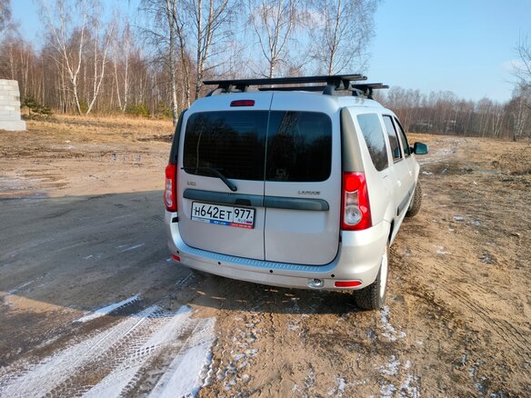 2014 Lada (ВАЗ) Largus I, серебристый, 980000 рублей - вид 6