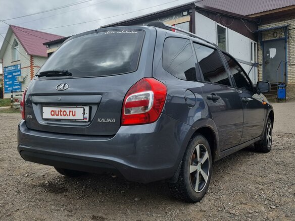 2014 Lada (ВАЗ) Kalina II, серый, 580000 рублей - вид 4