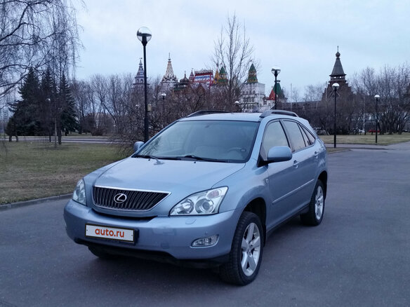 2006 Lexus RX 350 II Рестайлинг, голубой - вид 1