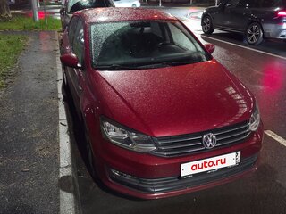 2018 Volkswagen Polo V Рестайлинг, пурпурный, 1230000 рублей, вид 2